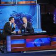 Pic: This is one iconic image of Jon Stewart after his final taping of The Daily Show