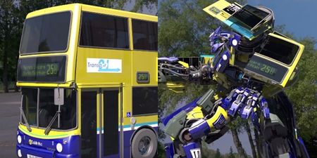 Video: A Dublin Bus turning into a badass Transformer