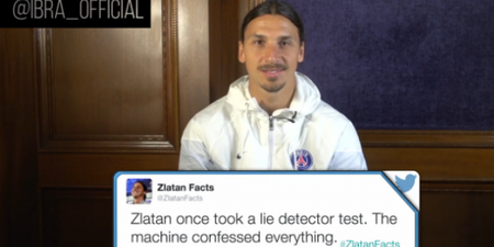 VIDEO: Zlatan Ibrahimovic reading out some of the best Zlatan Facts is hilarious