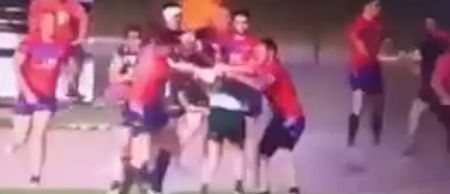 VIDEO: Mass brawl in Ireland v Serbia Rugby League match