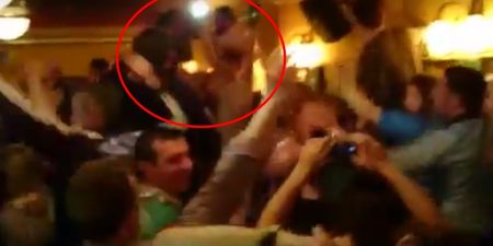 VIDEO: Shane Lowry and Elmo from Love/Hate in the middle of some almighty craic in a pub after Dublin v Mayo