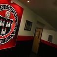 PIC: The powerful ‘Refugees Welcome’ mural unveiled by Bohemians at Dalymount Park