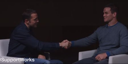 VIDEO: John O’Shea and Johnny Sexton swap great stories about Ronaldo, Keane, Schmidt and a naked bungee jump