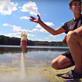 VIDEO: Here’s how to make a mini rocket using a bottle of coca cola