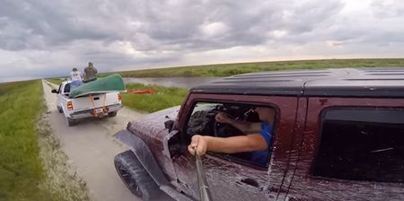 VIDEO: Why you should never use a selfie stick while driving