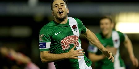 VIDEO: Cork City player smashes in a volley that’s too quick for the TV camera