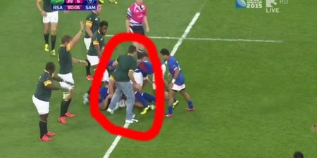 VIDEO: Incredible scenes as South Africa fan invades pitch in attempt to take part in play