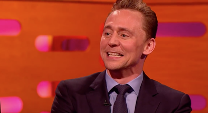 VIDEO: Tom Hiddleston did an absolutely uncanny impression of Graham Norton last night