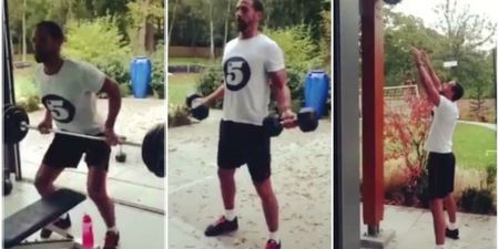 VIDEO: This is what Rio Ferdinand’s morning workout looks like