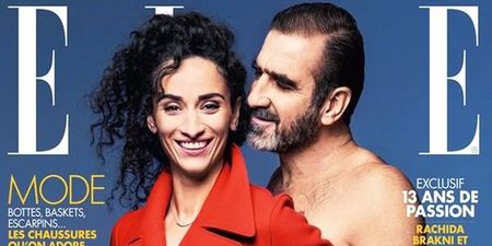 PICS: Cantona subverts stereotype by posing naked for magazine with fully clothed wife