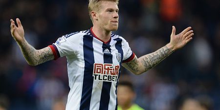 James McClean has made his feelings known about Britain’s air strikes over Syria