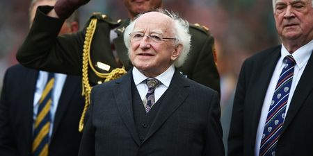 Michael D. Higgins has chimed in on the Irish Rugby team’s Grand Slam win