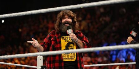 Mick Foley has asked WWE to change their unintentionally sexually suggestive tweet