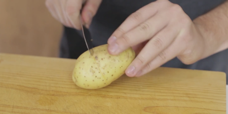 VIDEO: This ingenious method of peeling potatoes could be a game-changer