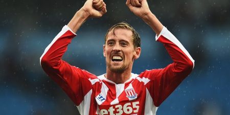 Peter Crouch has a great message for a fan who promised to get a tattoo on his arse if Stoke beat Chelsea
