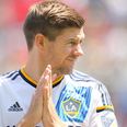 Steven Gerrard was the brunt of the same joke on Twitter after LA Galaxy lost their title crown