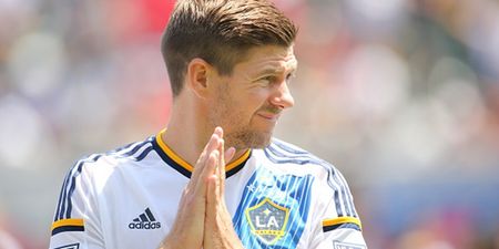 Steven Gerrard was the brunt of the same joke on Twitter after LA Galaxy lost their title crown