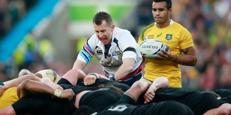VIDEO: Nigel Owens produced another priceless moment as he warned Dan Carter during RWC Final