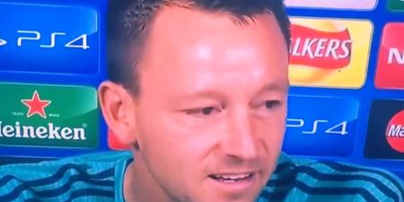VIDEO: Footage of John Terry owning Robbie Savage at a Chelsea press conference today