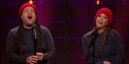 VIDEO: James Corden and Alanis Morissette’s hilarious updated version of ‘Ironic’