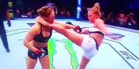 VIDEO: Holly Holm inflicts first UFC defeat on Ronda Rousey with spectacular headkick knockout