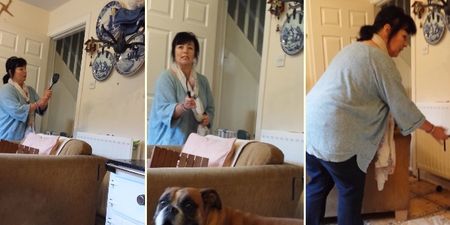 VIDEO: This Irish mammy’s terrified attempt at killing a spider is hysterical