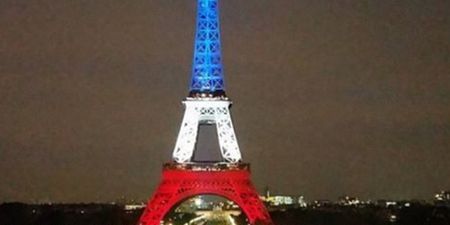 PICS: The Eiffel Tower has been lit up in tribute to the victims of the Paris terror attacks