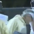 VIDEO: American football coach head-butts a player wearing a helmet, ends up needing stitches