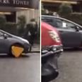 VIDEO: This is what happens when you drive with a clamp on your wheel