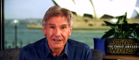 VIDEO: Harrison Ford ripped the absolute p*ss out of Donald Trump in this live interview