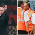PIC: Fans think this man was Alex Ferguson disguised as a steward at the Manchester United match today