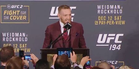 VIDEO: Conor McGregor reveals what he said to Jose Aldo after he knocked him out