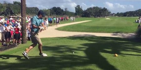 VIDEO: Even Shooter McGavin would be impressed with Jordan Spieth’s Happy Gilmore drive