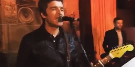 VIDEO: Noel Gallagher and Damon Albarn perform ‘Dare’ on stage at a birthday party for The Clash bassist
