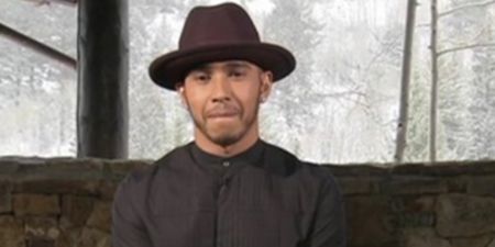 Lewis Hamilton and his hat gave plenty of people a good laugh on Twitter