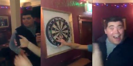 VIDEO: A few pints didn’t stop this darts beginner from nailing an amazing trick shot in a Mayo pub