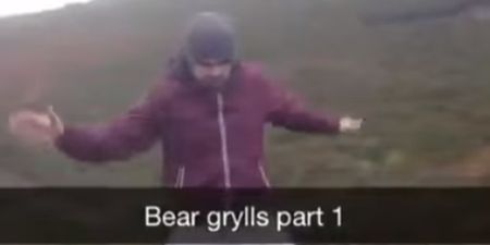 VIDEO: This Irishman’s Bear Grylls Snapchat story is very funny