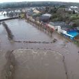 VIDEO: Drone captures footage of devastating Storm Frank flooding in Wexford