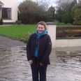 PIC: This girl is stuck in the flood in Galway and needs a tractor to get to placement