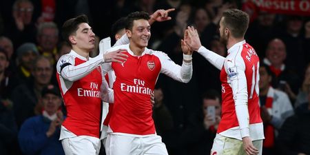 VIDEO: Mesut Ozil proves he’s a sound guy with great gesture to newly married couple