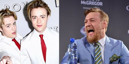 Jedward want Conor McGregor to teach them how to fight