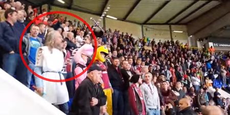 VIDEO: ‘Jesus’ appears in Villa crowd, fans start chanting ‘We need a miracle!’