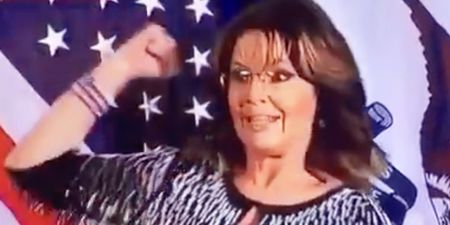 VIDEOS: Everyone’s taking the p*ss out of Sarah Palin spouting gibberish in support of Donald Trump