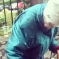PIC: Gentleman Bus Éireann driver in Cork hops off to help an elderly lady