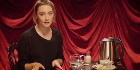VIDEO: Saoirse Ronan teaches Americans how to make a cup of tea