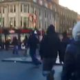 VIDEO: A PEGIDA supporter being chased on O’Connell Street by counter protesters
