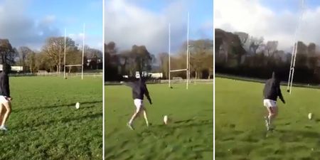 VIDEO: 16-year-old from Clare nails the Jonny Wilkinson three kick challenge