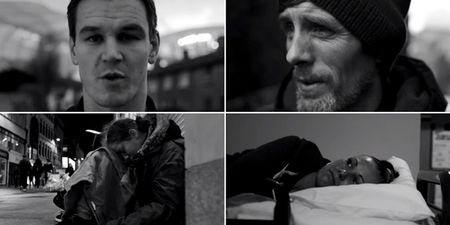 WATCH: Johnny Sexton stars in this powerful video urging Ireland to tackle homelessness