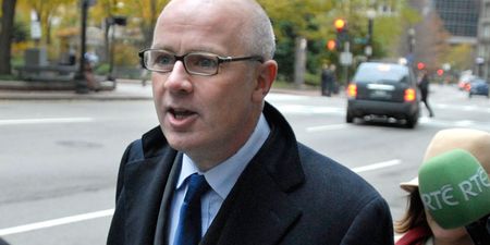 Former Anglo Irish Bank CEO David Drumm was arrested after arriving in Dublin Airport this morning