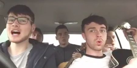 VIDEO: Five Longford guys singing a Bob Marley/Daft Punk mashup in a car will make your Valentine’s Day